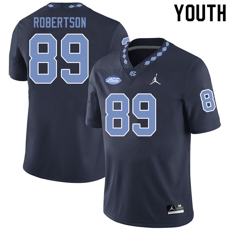 Jordan Brand Youth #89 William Robertson North Carolina Tar Heels College Football Jerseys Sale-Blac